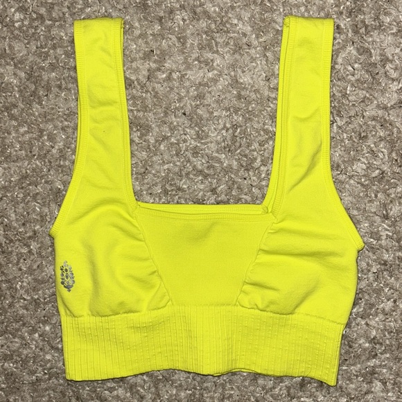 NWT Free People Good Karma Square-Neck Bra - Picture 1 of 7